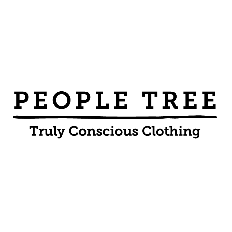 People Tree Organic Cotton Lace Triangle Bra - Almond - People Tree