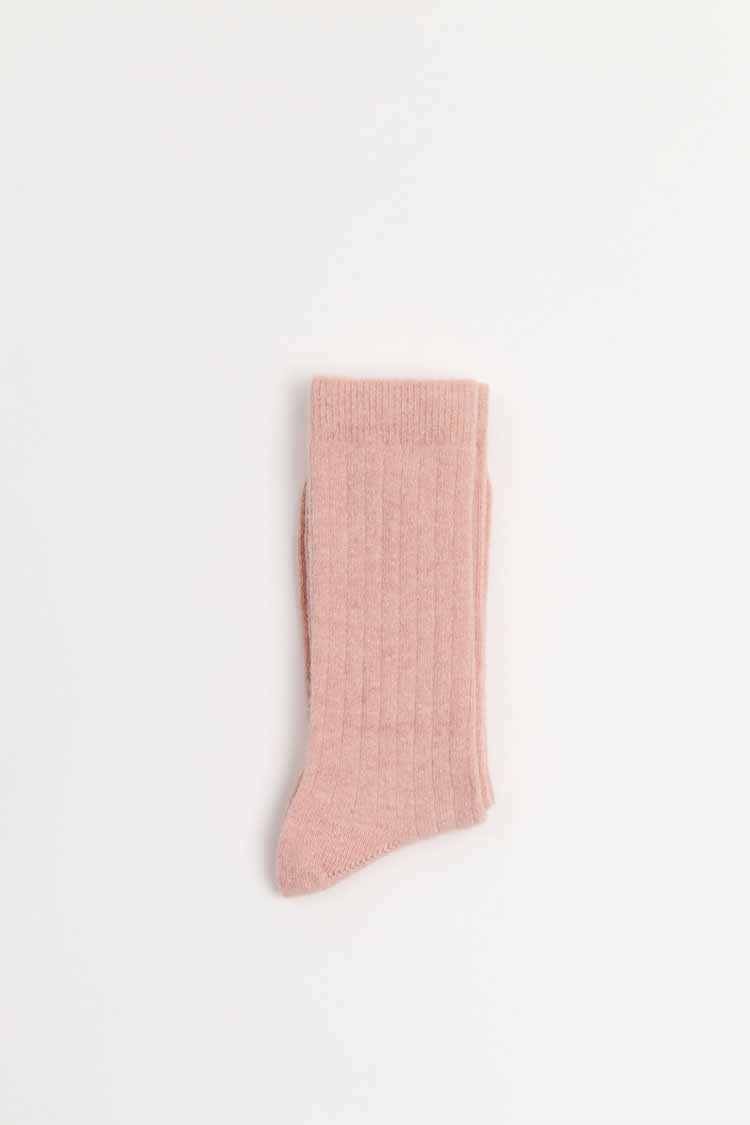 Lisos Wool Socks - Peach