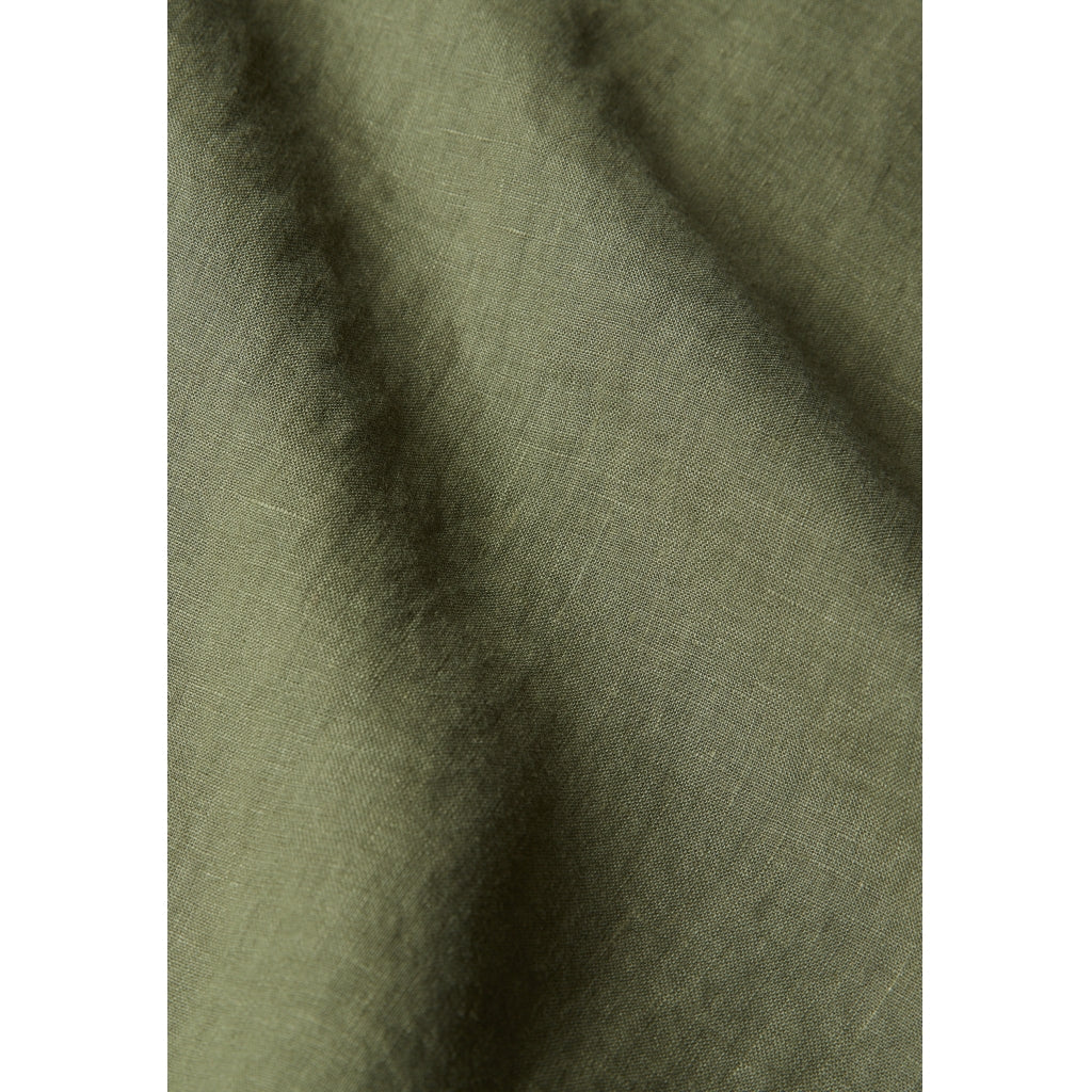 Laurin Linen Shorts - Faded Olive