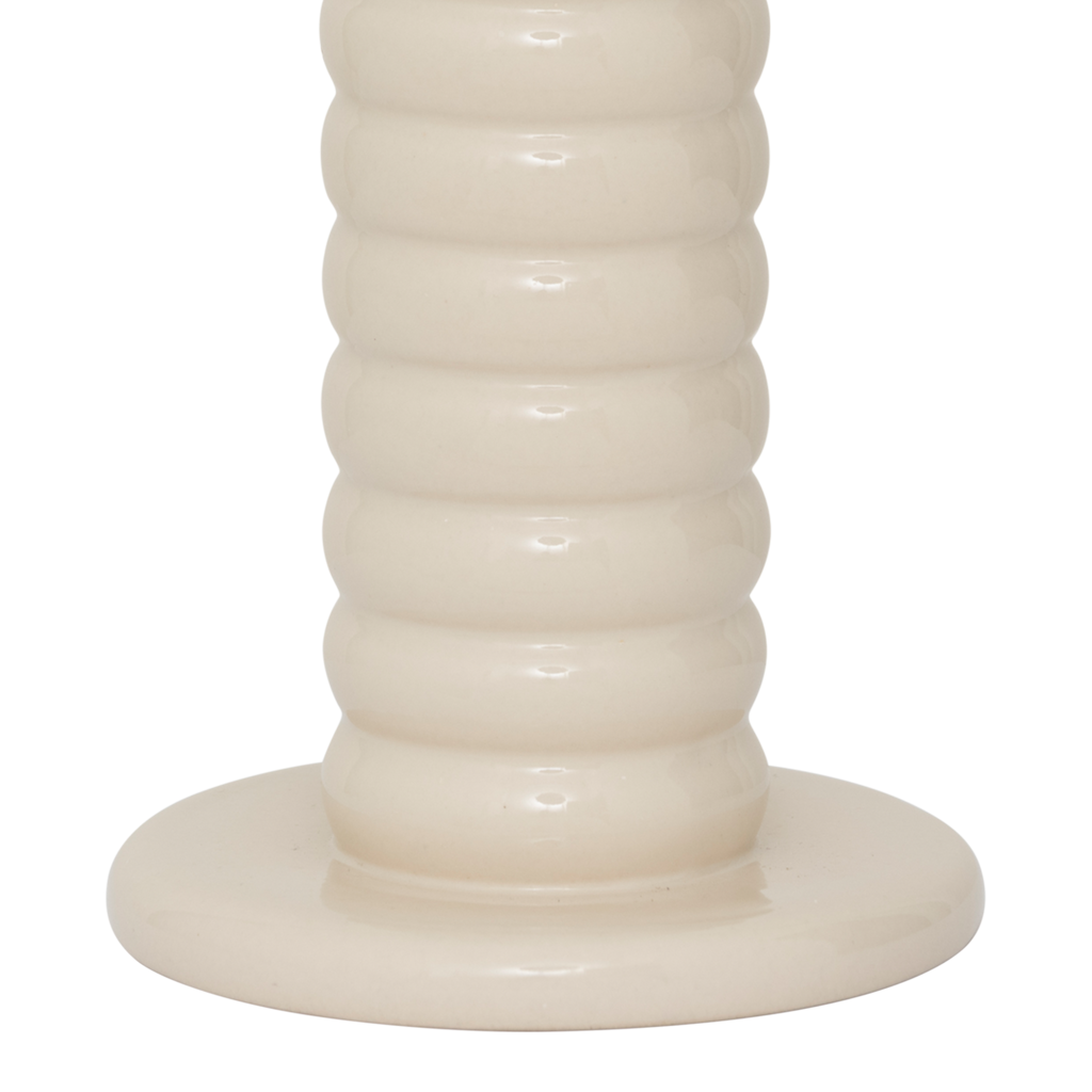 Tebongo Candle Holder - Off White