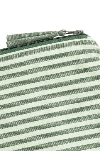 Cosmetic Bag Stripes - Green