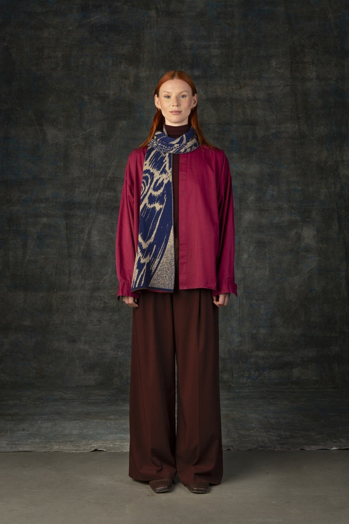 Aurata Midi Scarf - Indigo