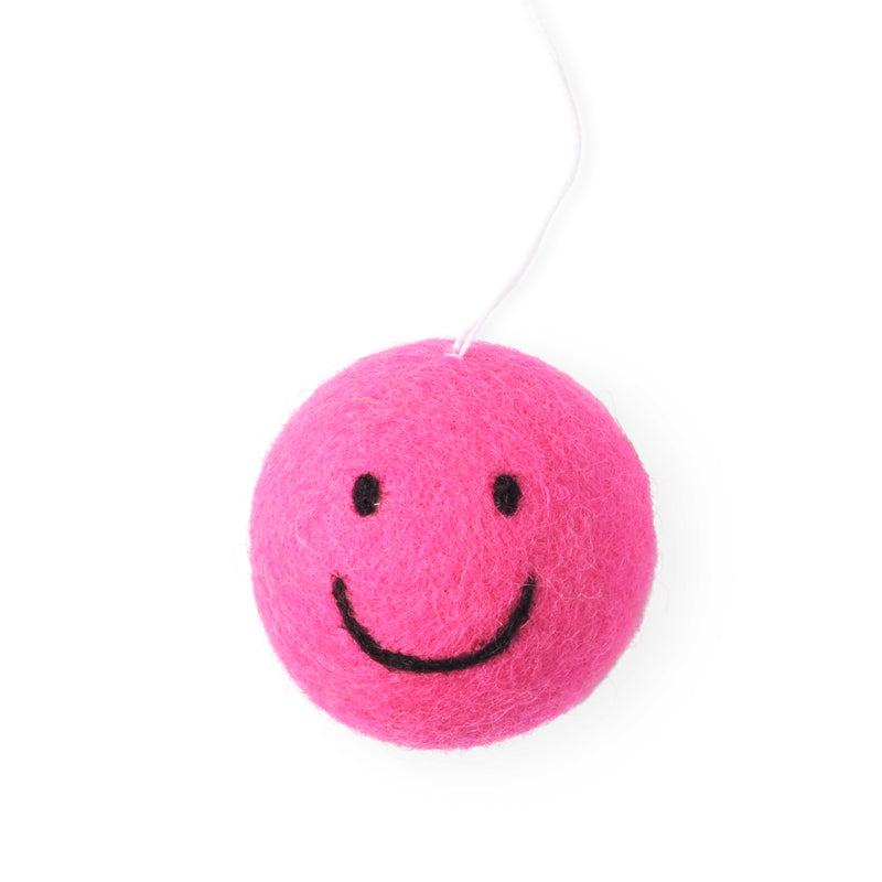 Little Hangings Smiley - Cerise
