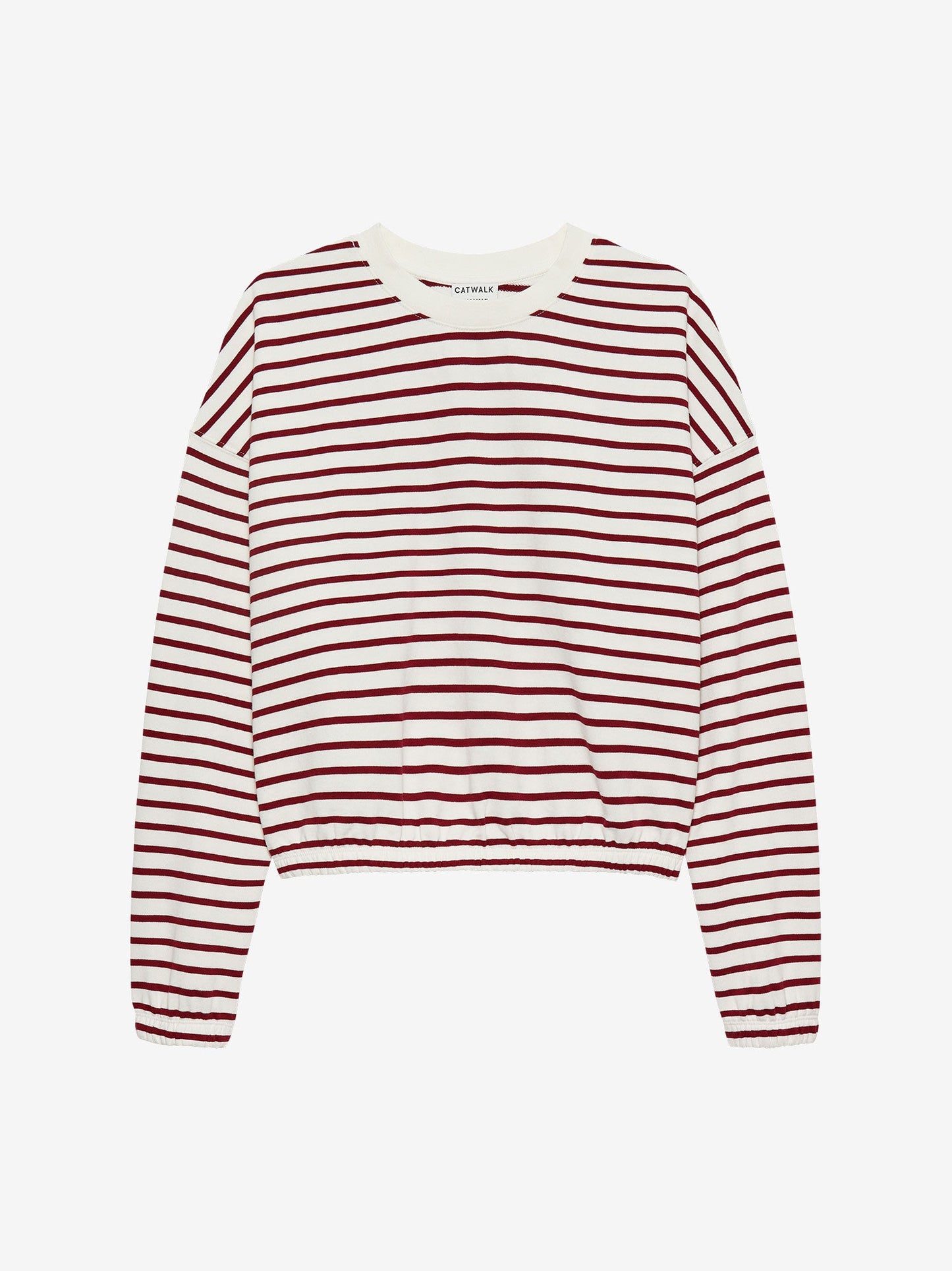 Striped Sweater - Rhubarb