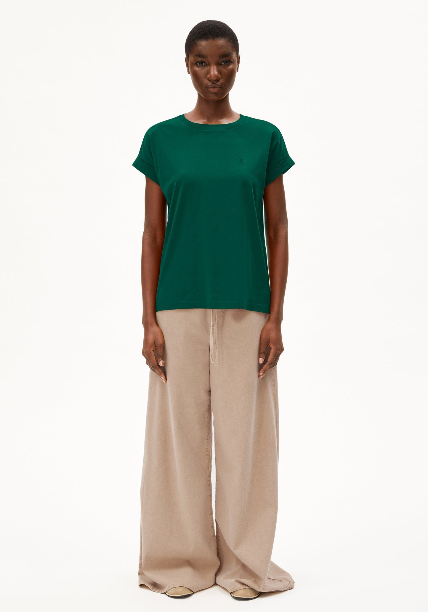 Idaara T-shirt - Emerald Green
