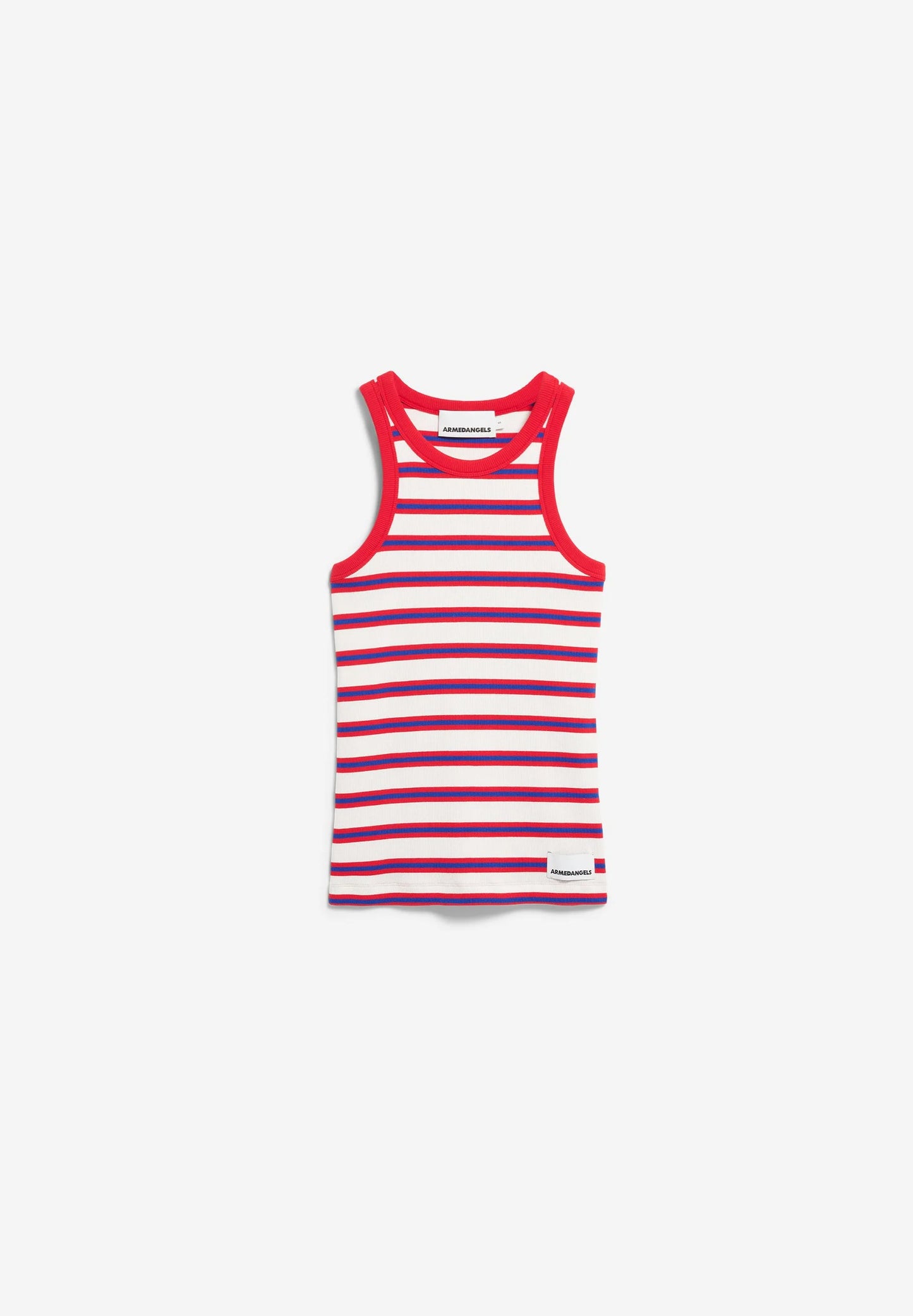 Kanitaa Top Striped - Oatmilk/Mars Red/Dynamo Blue