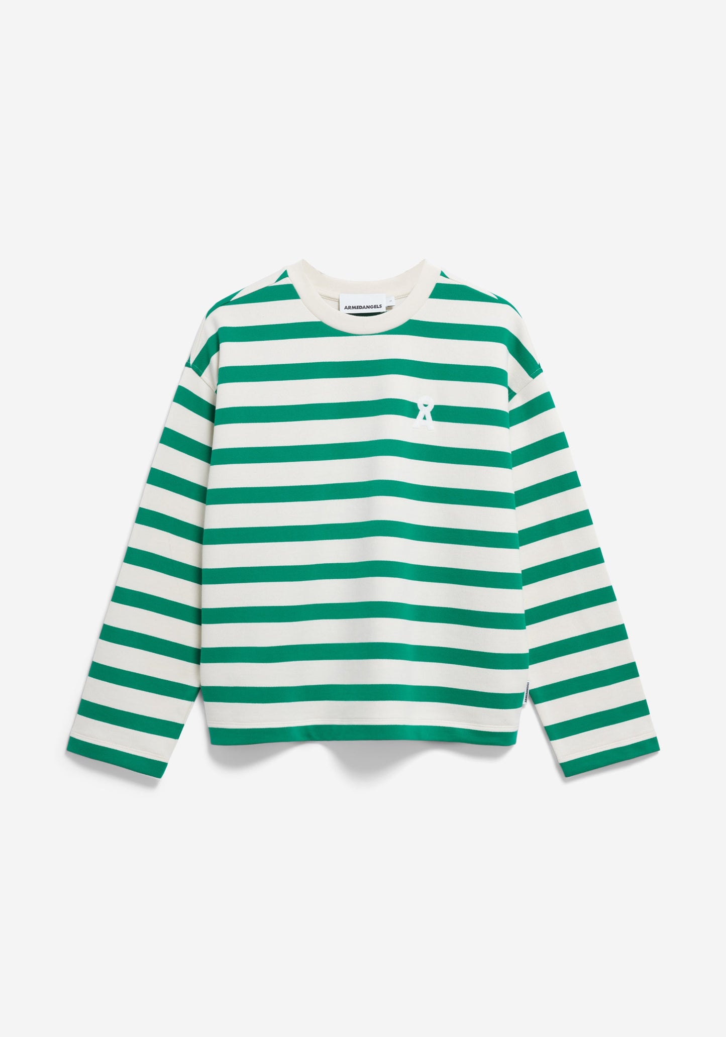 Frankaa Iconic Bold Sweater - Undyed/Emerald Green