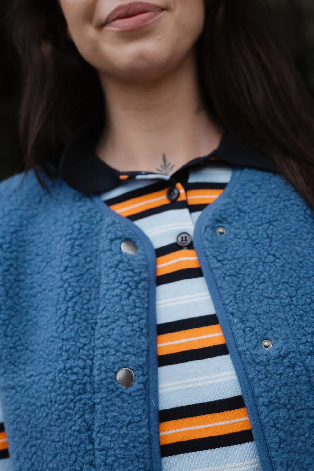 Tyb Light Wool Bodywarmer - Blue Blue