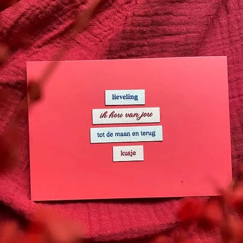 Greeting Card With A Message That Sticks - Quartet