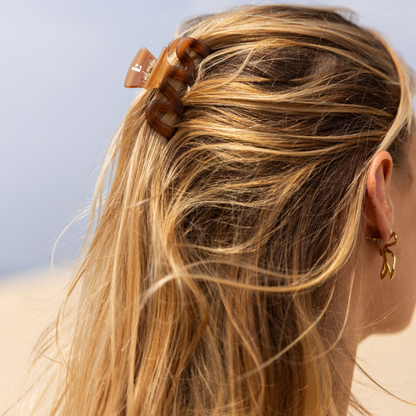 Hair Clip Medium - Toffee