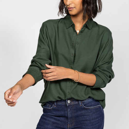 LAST ONE in L - Aude Soft Blouse - Cypres