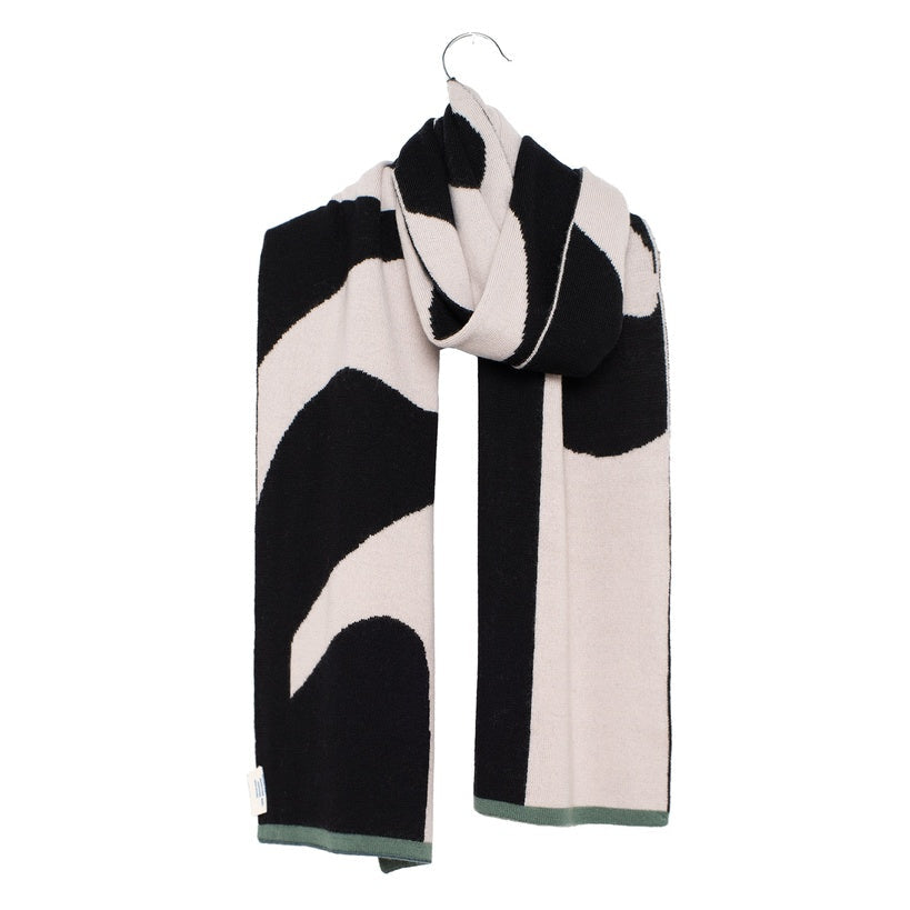 Semicolon Midi Scarf - Black