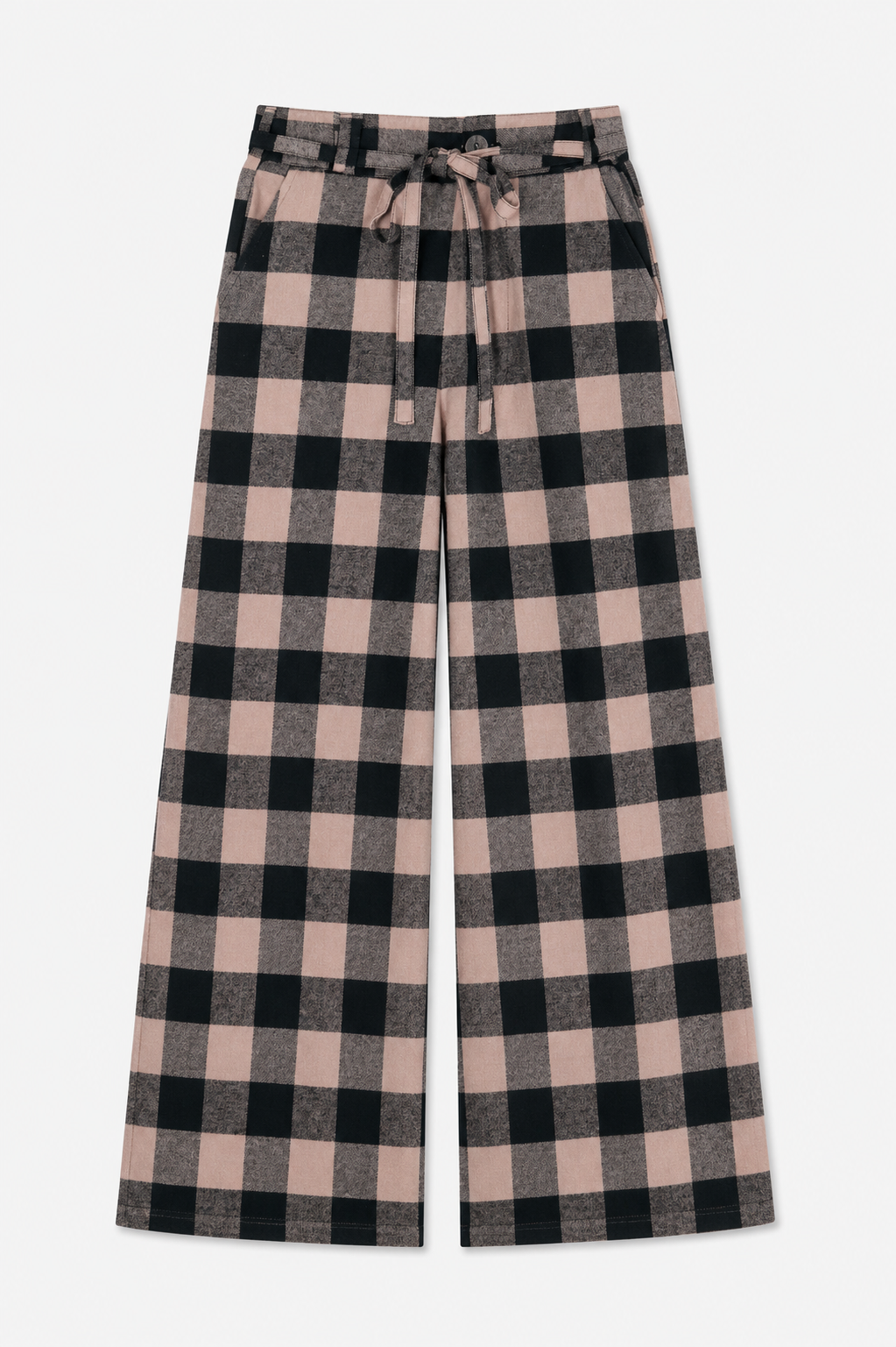 Silves Pants - Check Black
