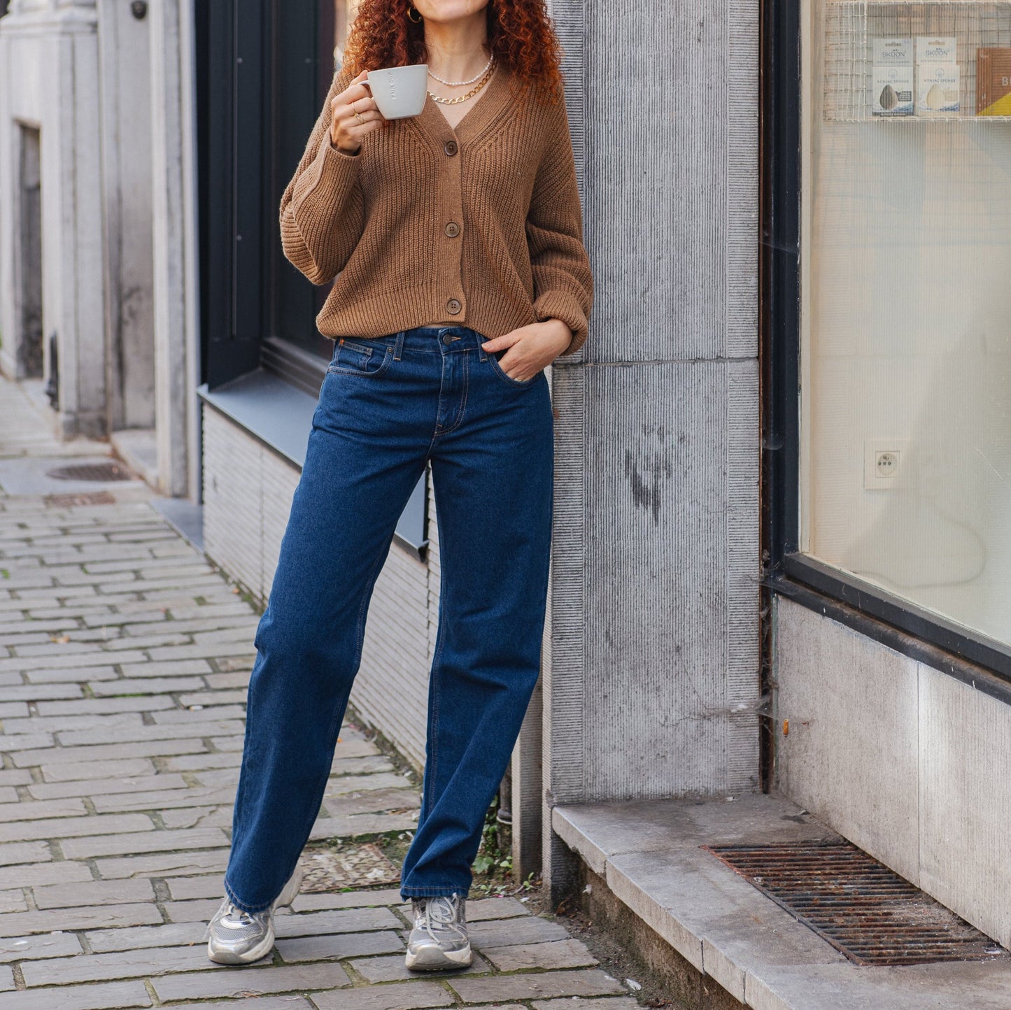 LAST ONE in L - Kanan Cardigan - Camel Brown