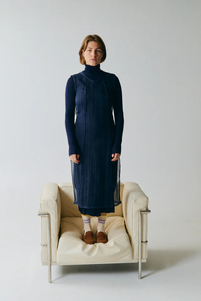 Jutelaune Stripe Socks - Lilac/Yellow