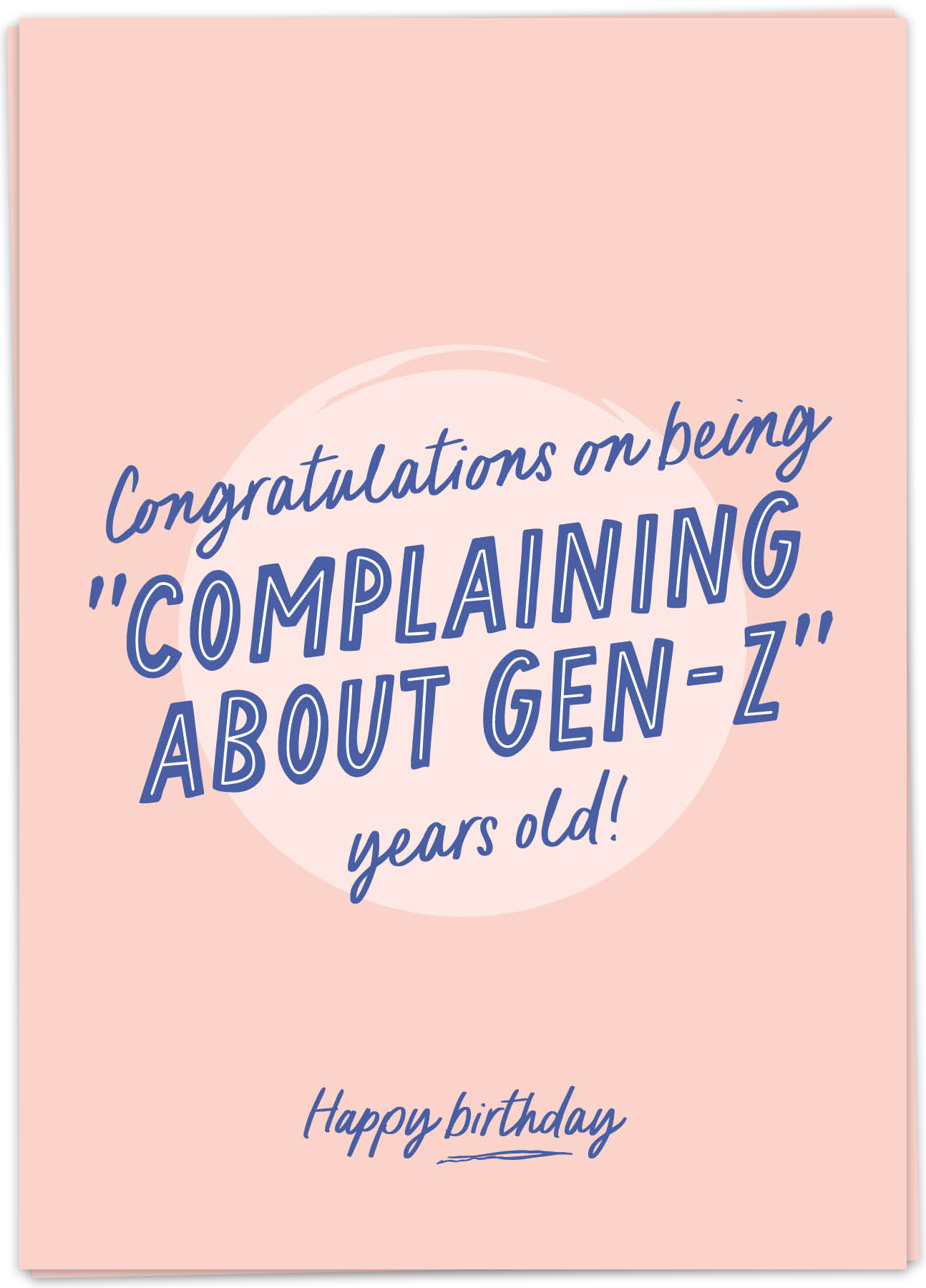 Kaart Blanche - Complaining about gen Z