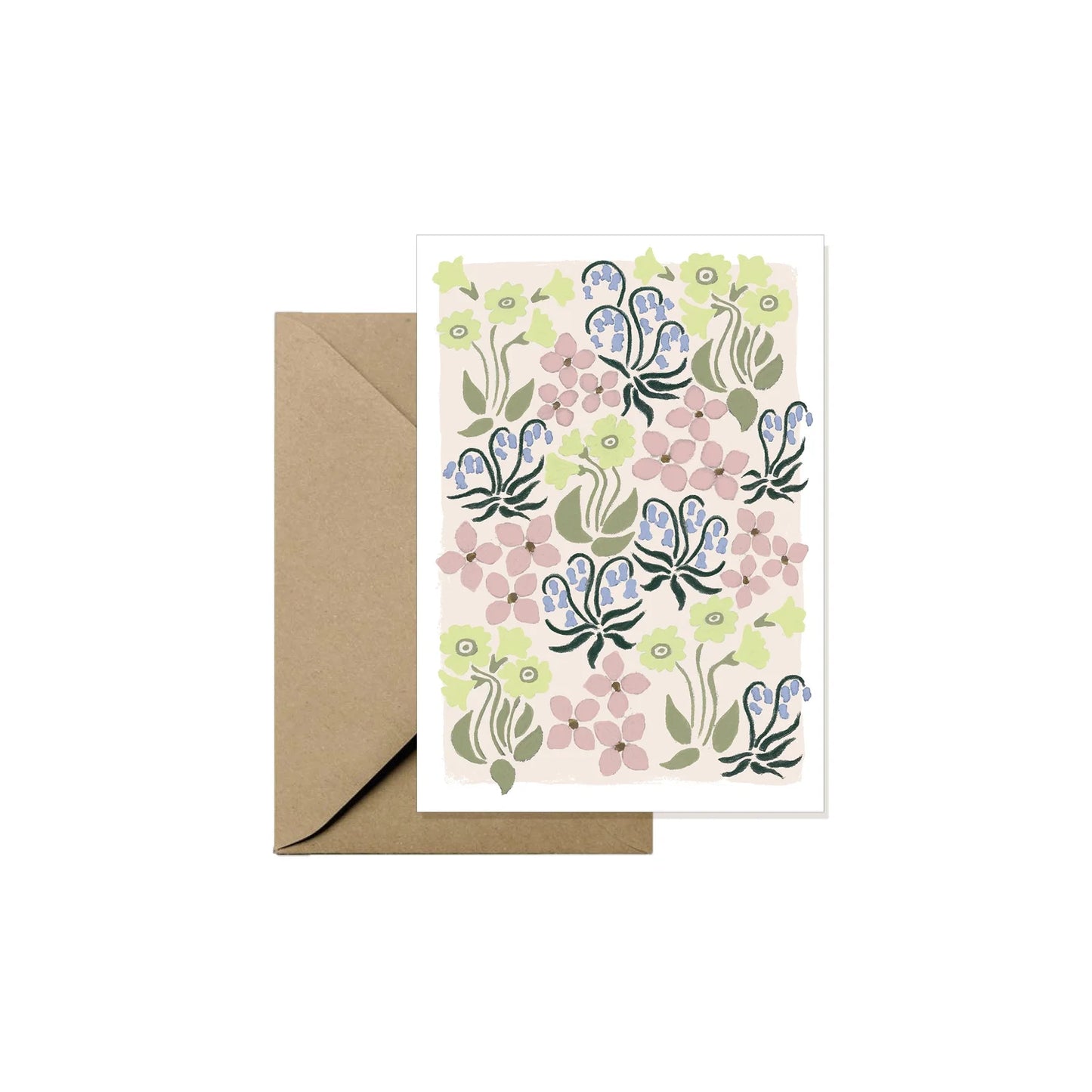 Mini Greeting Card - Wilde Bloemenweide