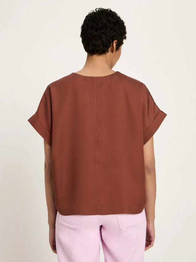 Blouse Shirt - Dark Mocca