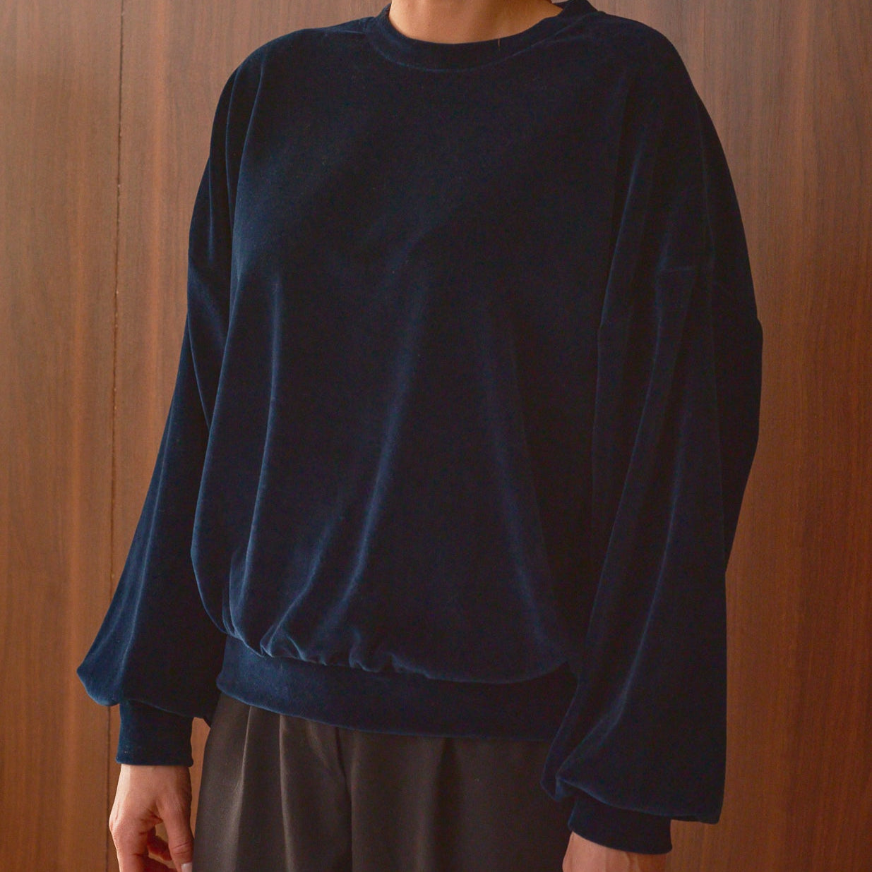 LAST ONE in L - Jane Sweater - Marine