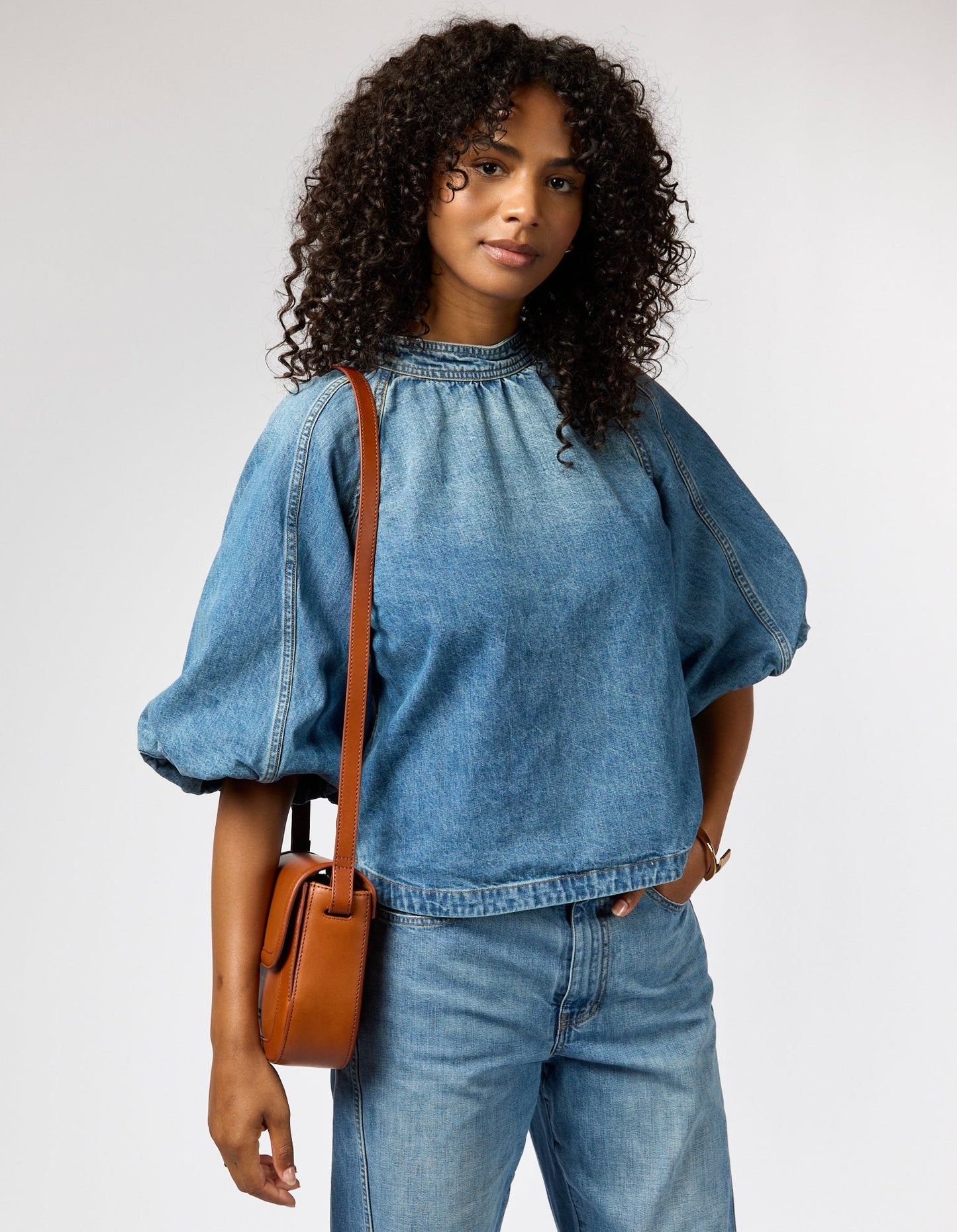 Nina Bag - Cognac Classic Leather