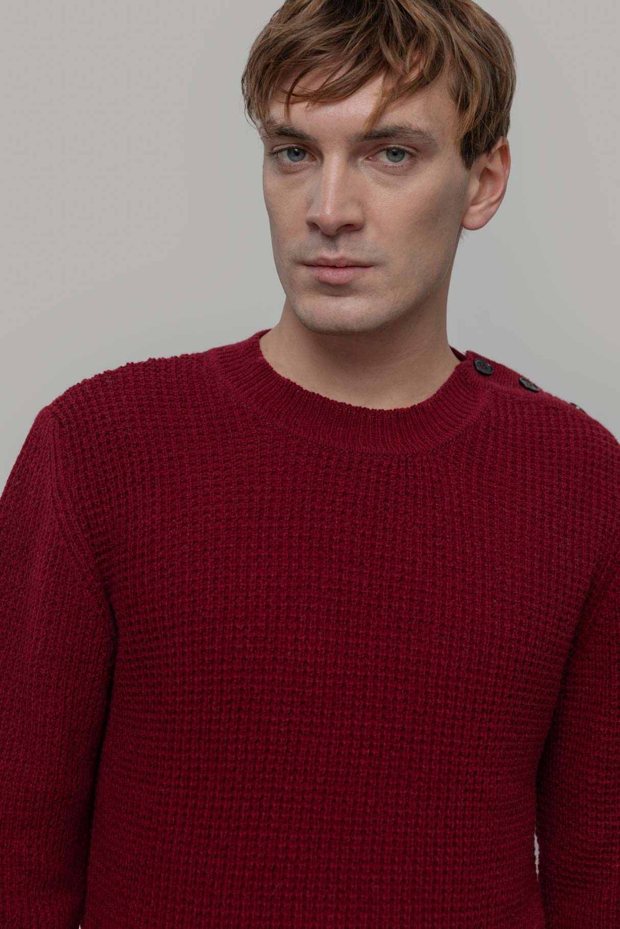 Gioele Wool Sweater - Red
