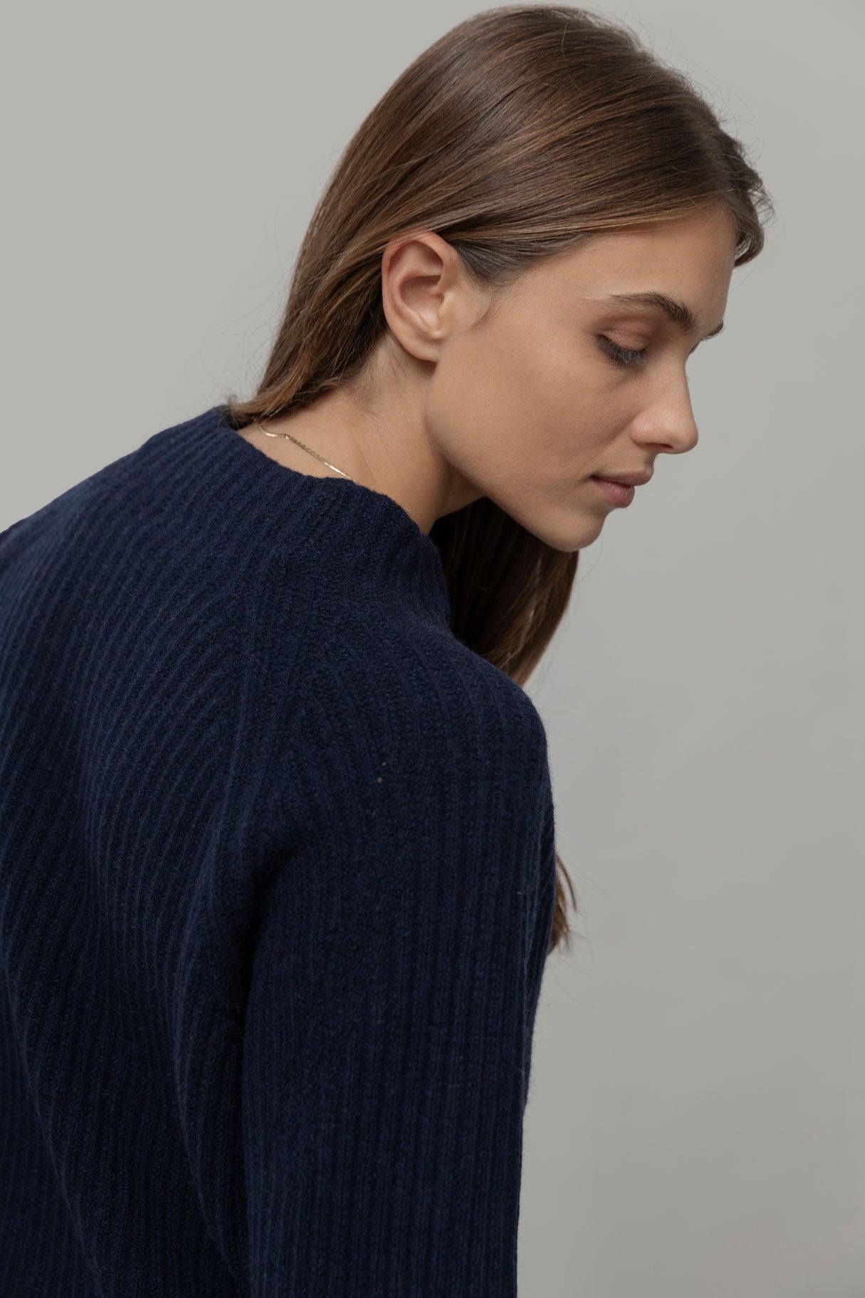 Paola Wool Sweater - Blue Mora