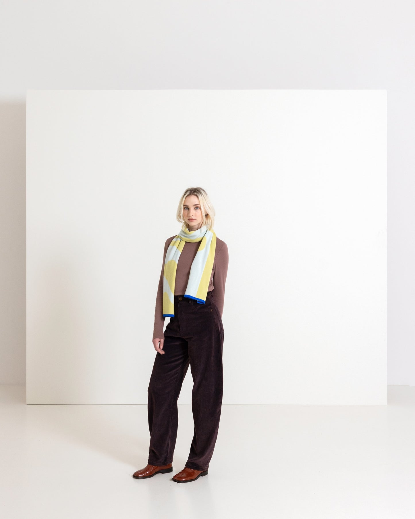 Semicolon Midi Scarf - Teal