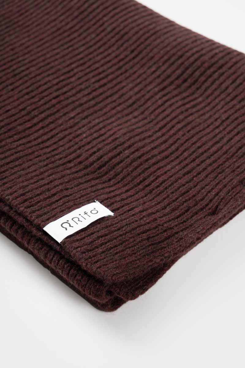 Rifo Recycled Cashmere Scarf Federico - Coffee Brown