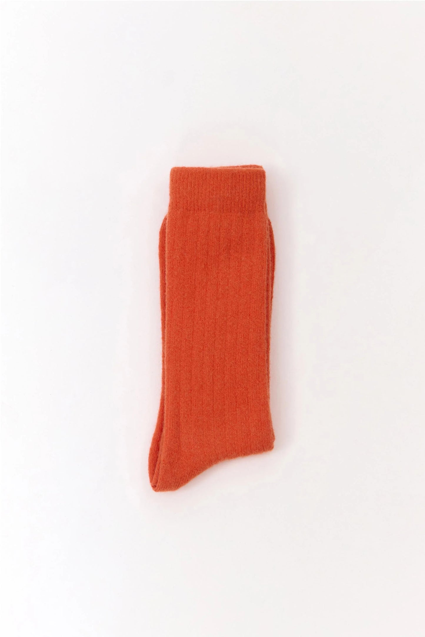 Lisos Wool Socks - Orange