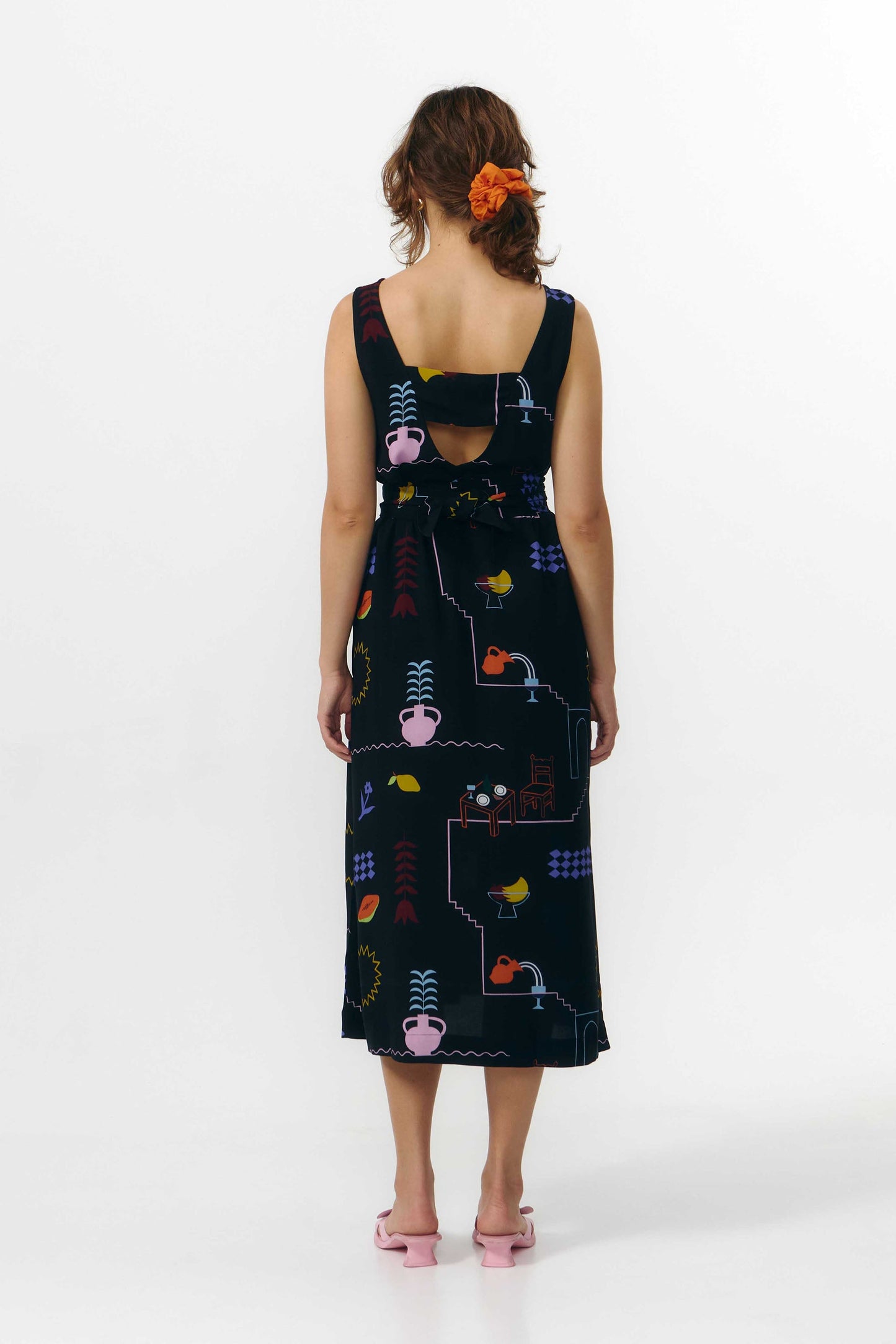 Sena Dress - Holiday Print