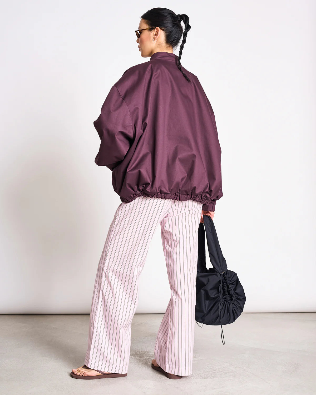 Tanaro Oversized Blouson - Cherry Lacquer