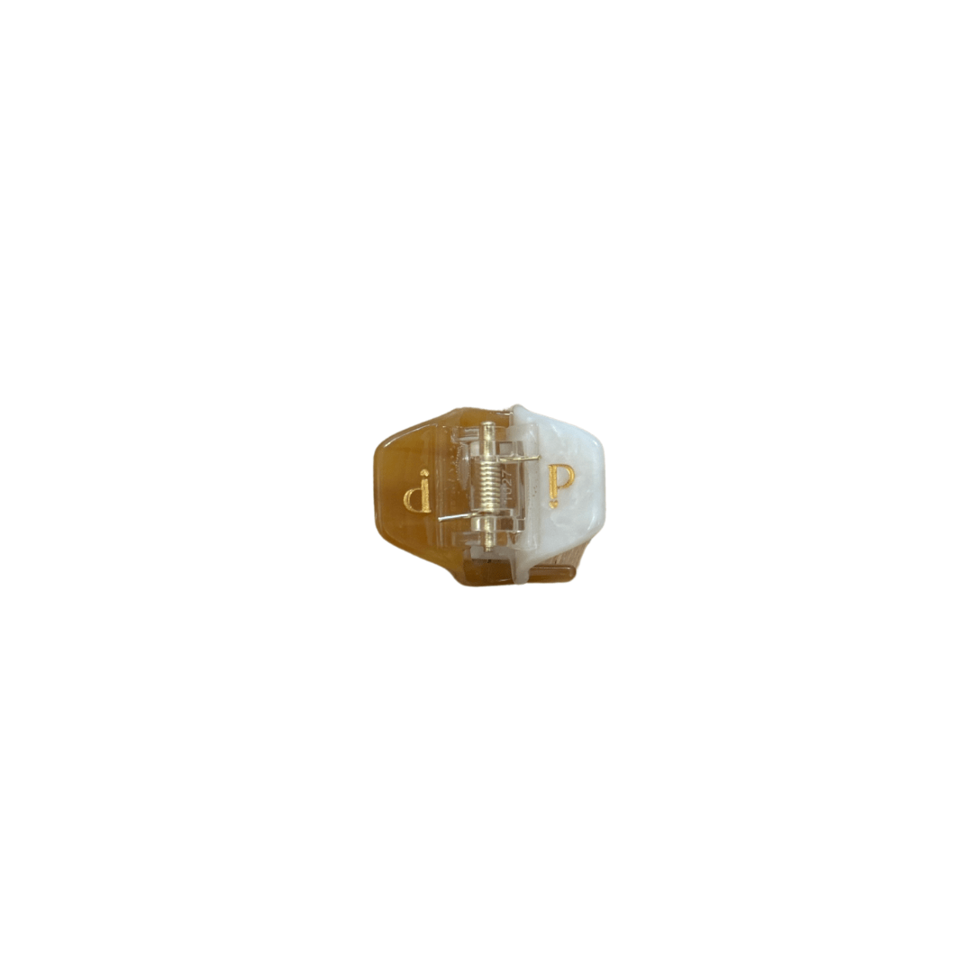 Hair Clip Twiggy Small - Soft Brown/Sugarwhite