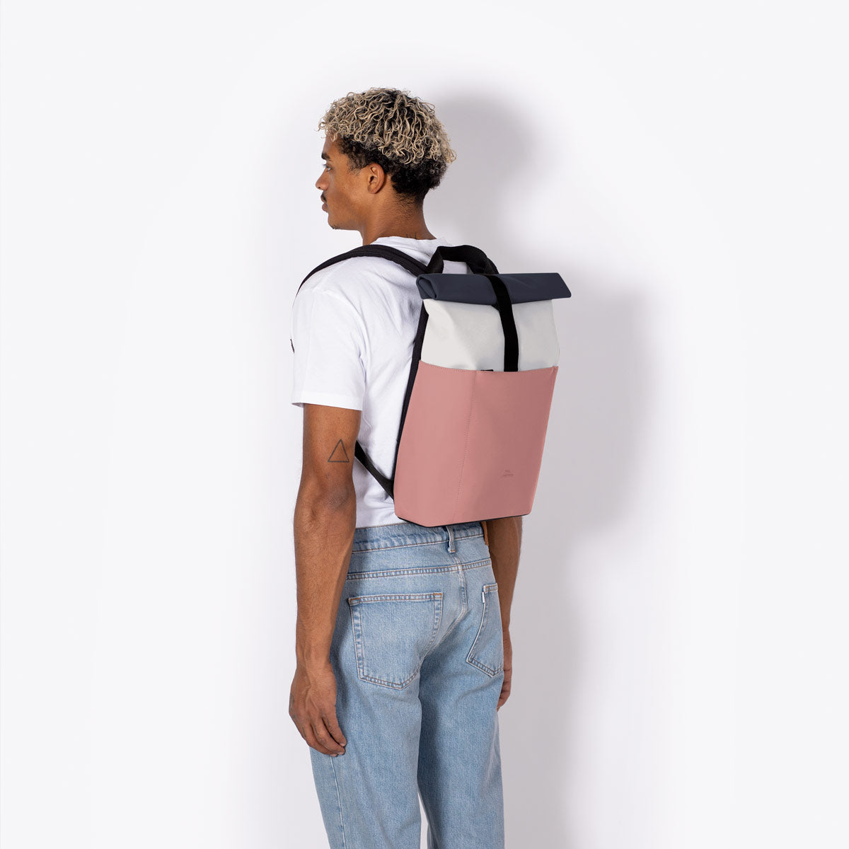 Backpack Hajo Mini Infinity - Glacier Grey / Dark Rose