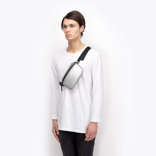 Jona Bum Bag Lotus Infinity - Silver Metallic