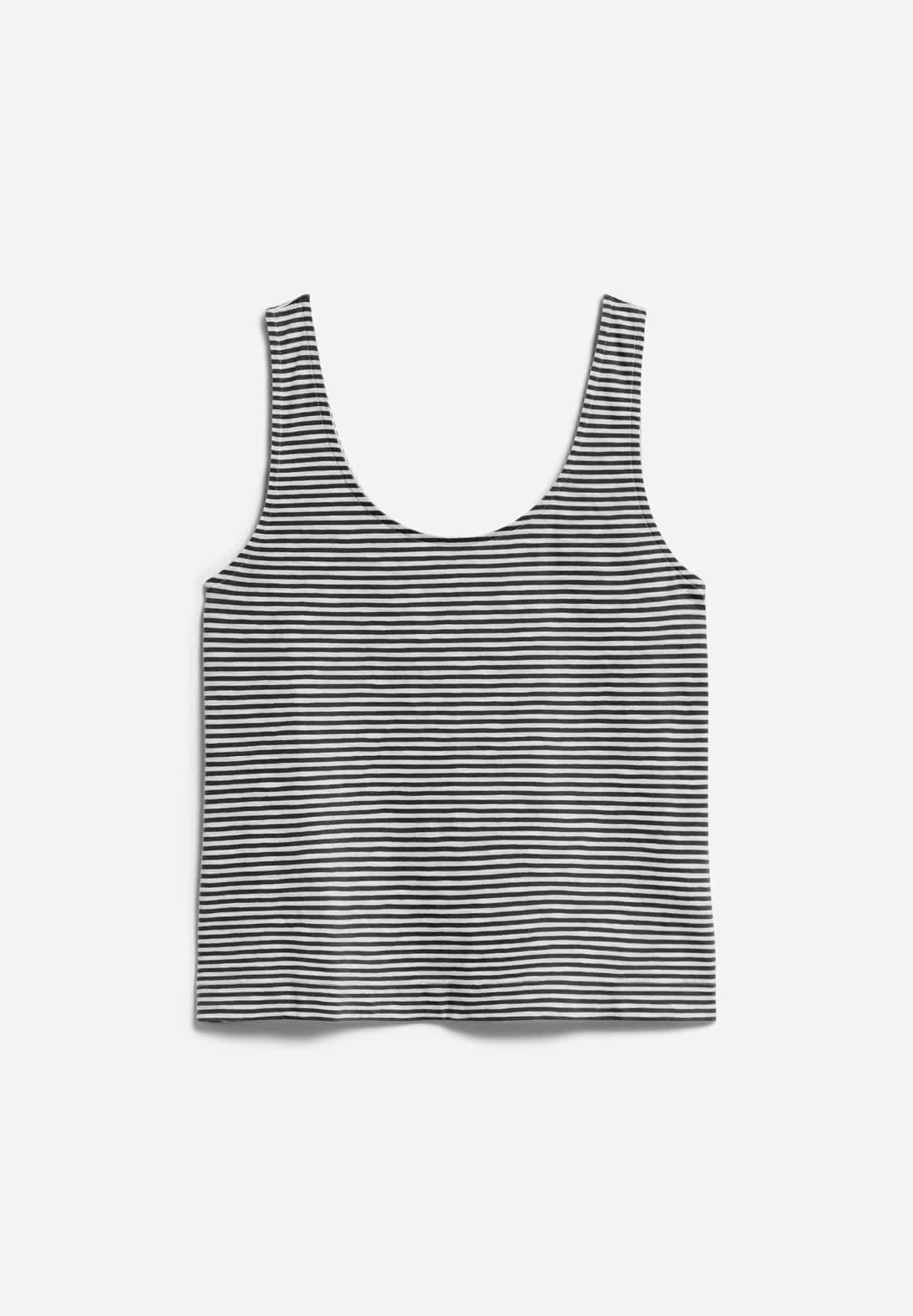 LAST ONE in M - Minaami Lita Top -Oatmilk/Black