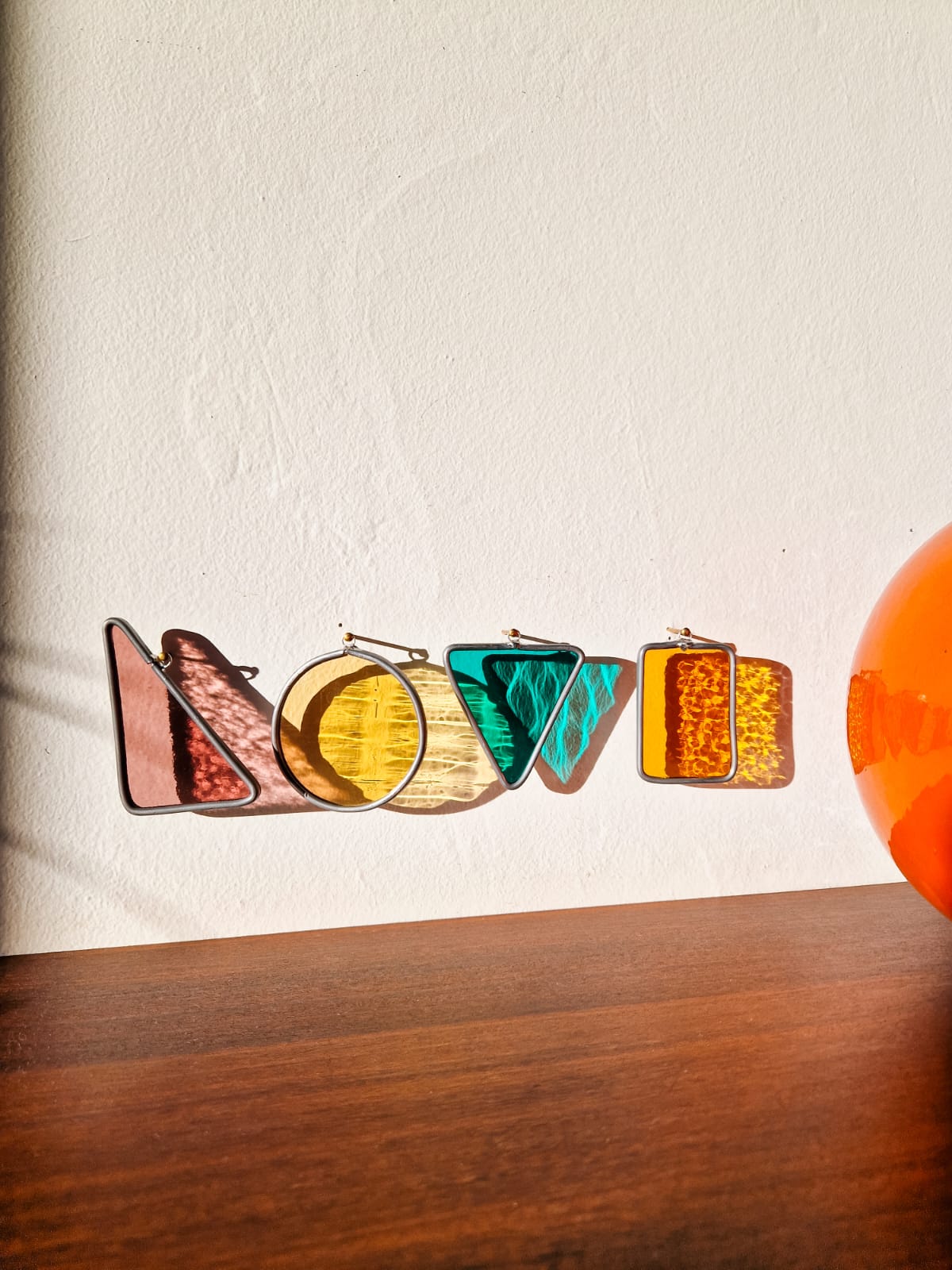 LOVE series - glass artwork
