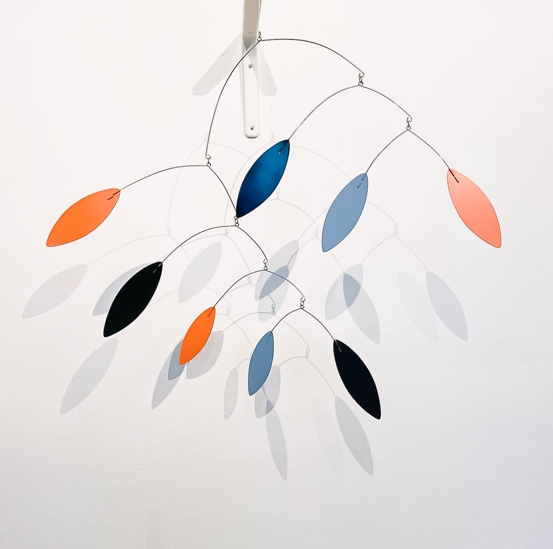 Kinetic Mobile Santi - Orange/Lilac/Navy