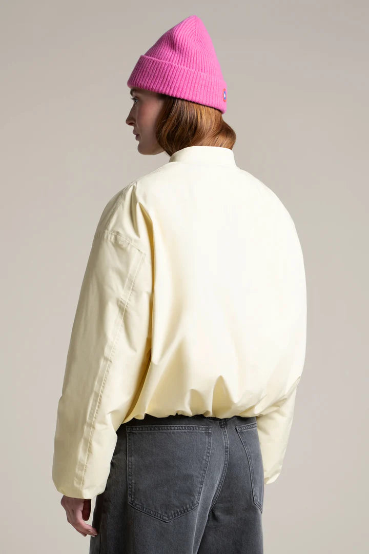 LAST ONE in S - Alesia Oversized Bomber - Butter