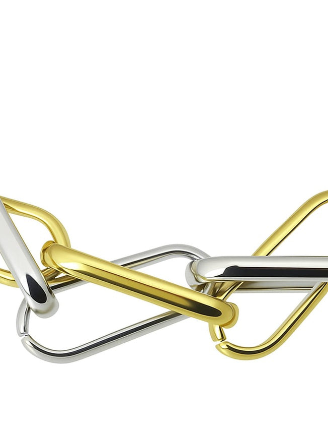 Duo Linked Bracelet - Silver/Gold
