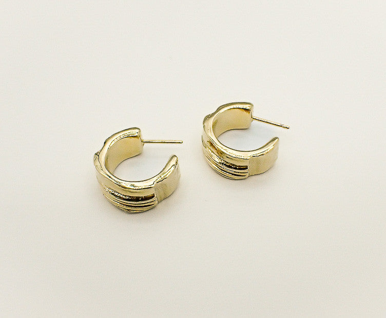 Ornella Earrings - Gold plated