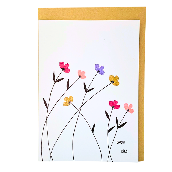 Emma Nieke Greeting Card - Grow Wild