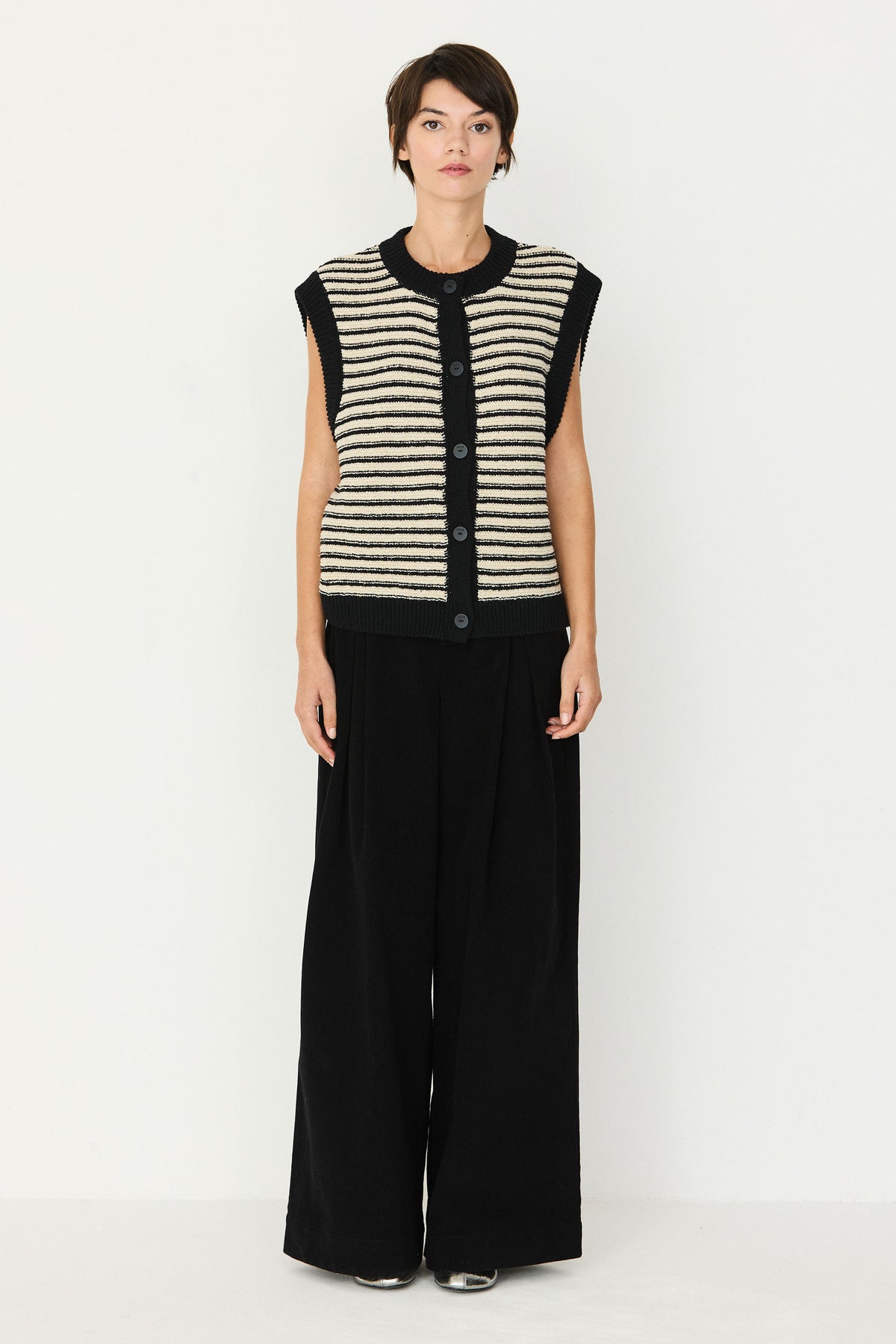 Gamitza Sleeveless Sweater - Crème