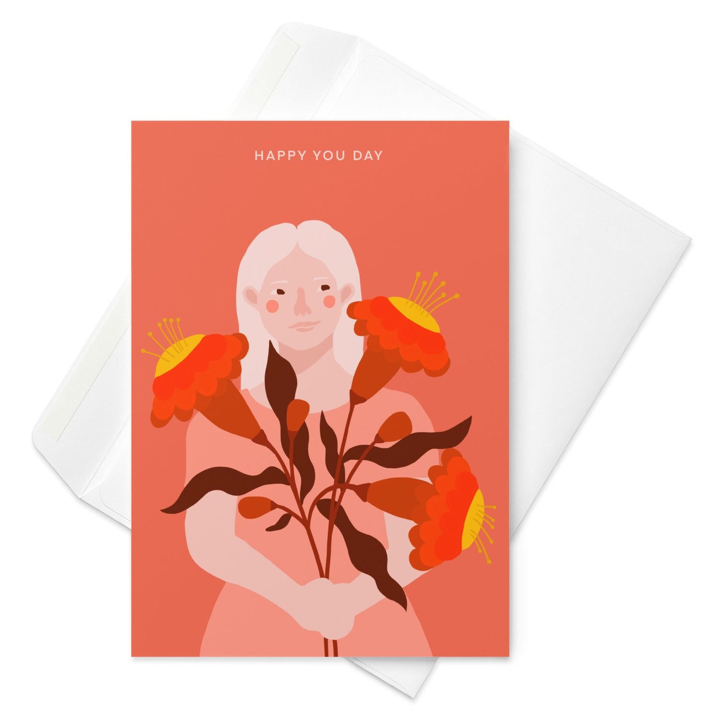 Greeting Card - Pink Delight