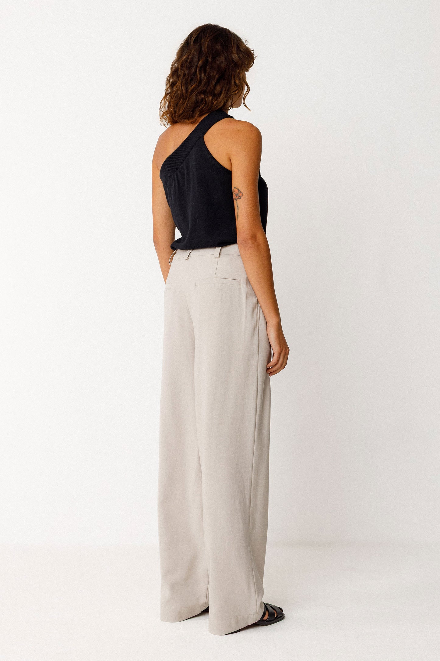 Haide Trousers - Pearl Grey