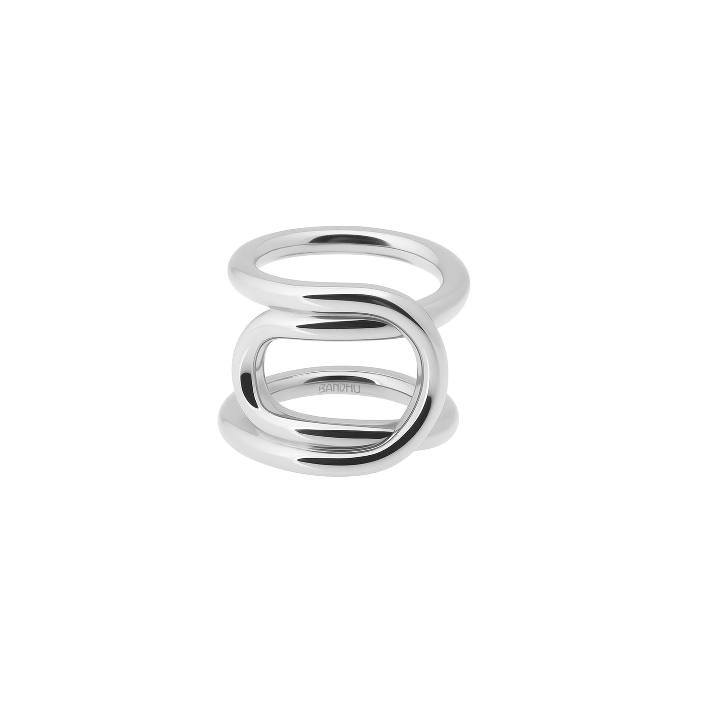 Bandhu Loop Ring - Silver