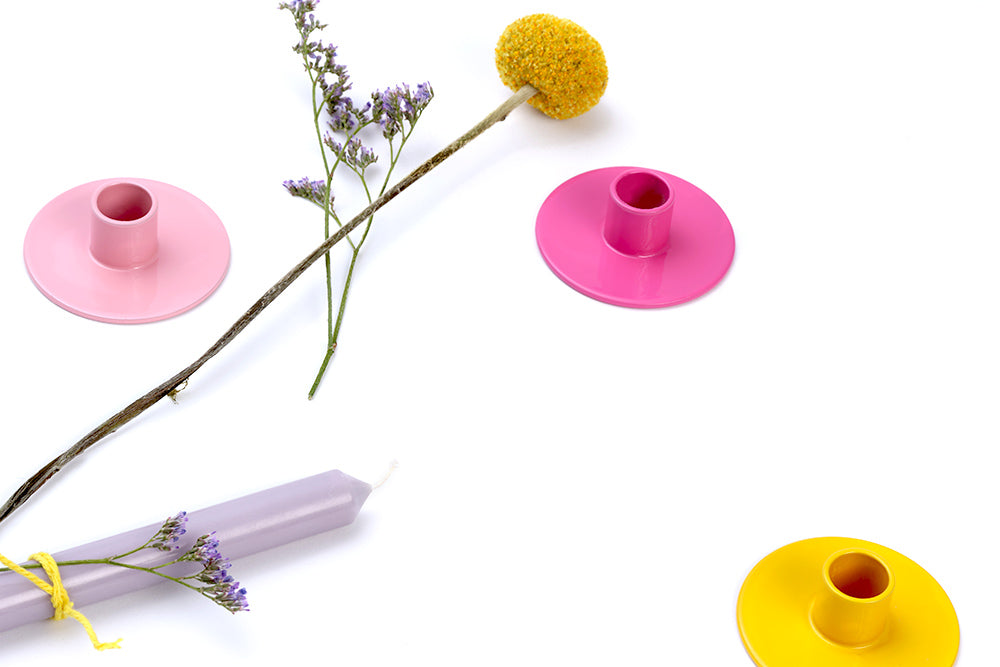Candle Holder Pop MINI - Yellow