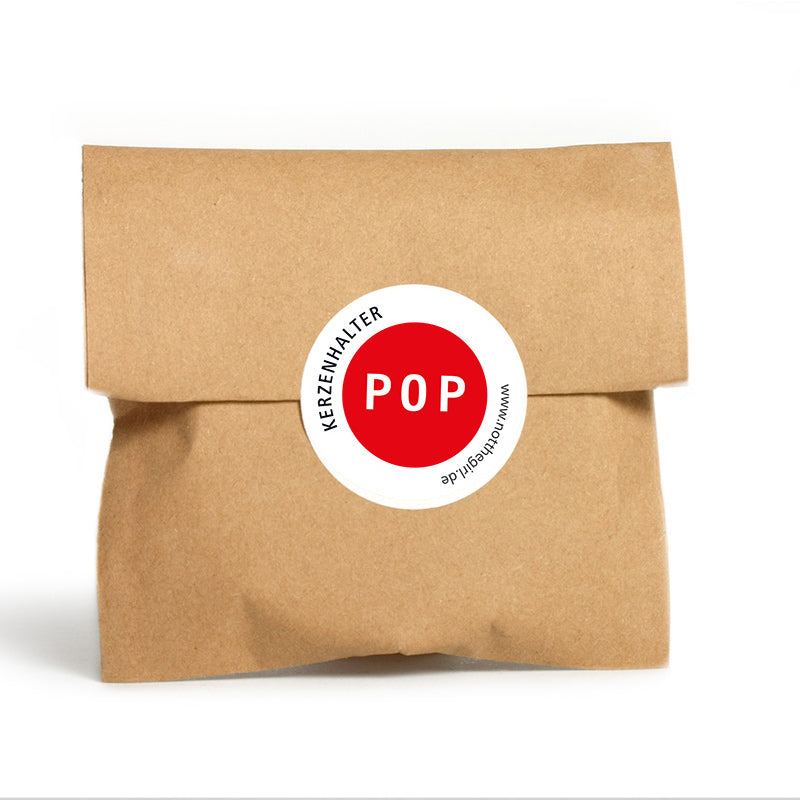 Candle Holder Pop - Red