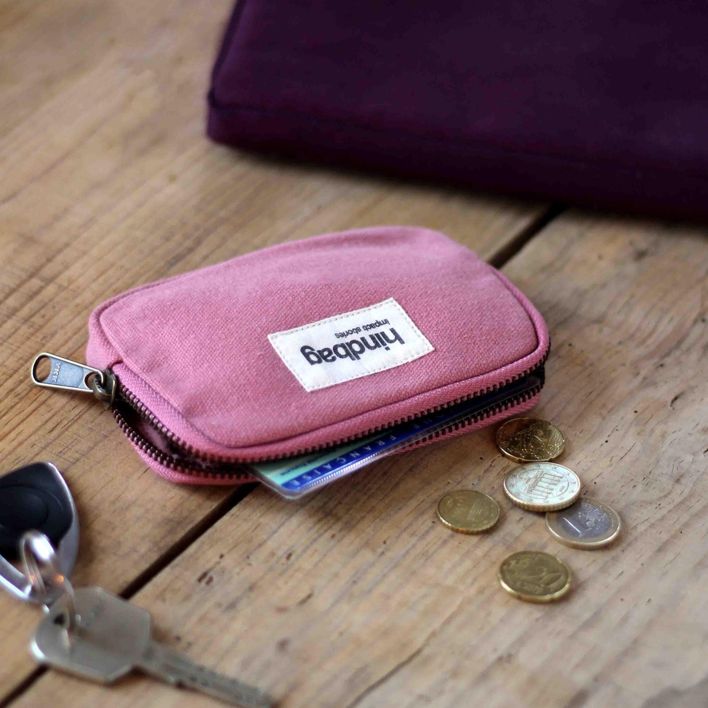 Hindbag Lili Coin Purse - Rose Blush