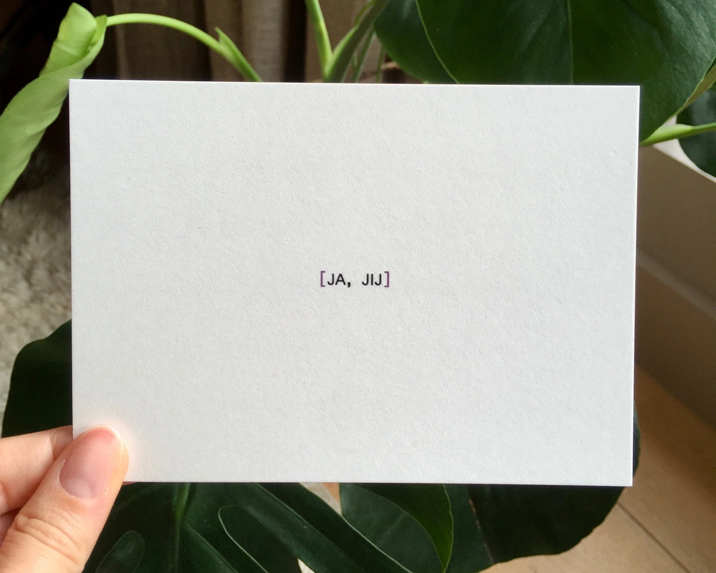 Ruth Van de steene Card #46- Ja Jij