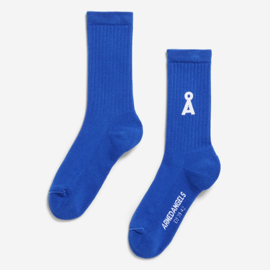 Saamus Bold Socks - Dynamo Blue